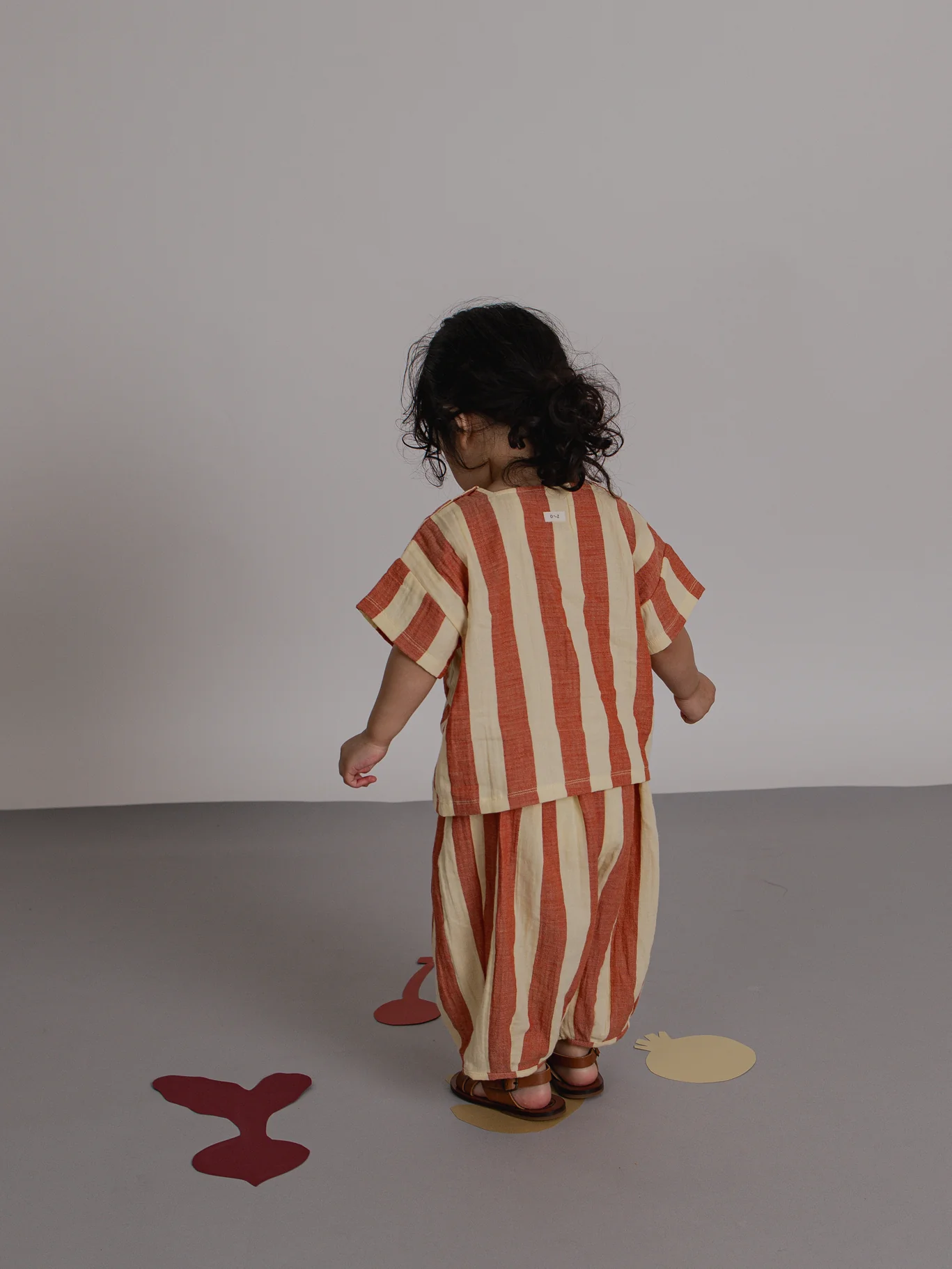Tomato Stripes Square Neck T-Shirt - Image 5