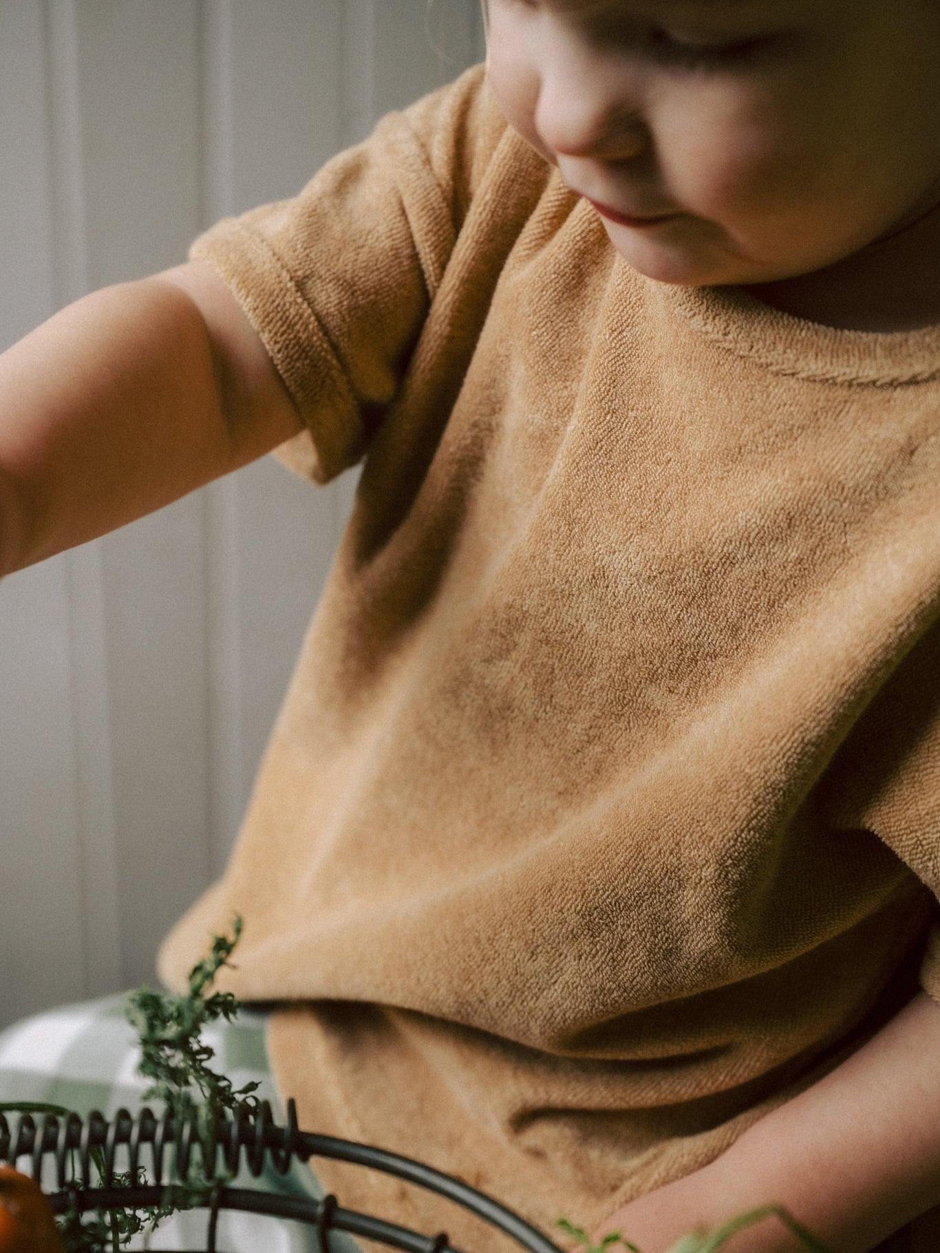 Wheat Terry Boxy T-Shirt - Image 2
