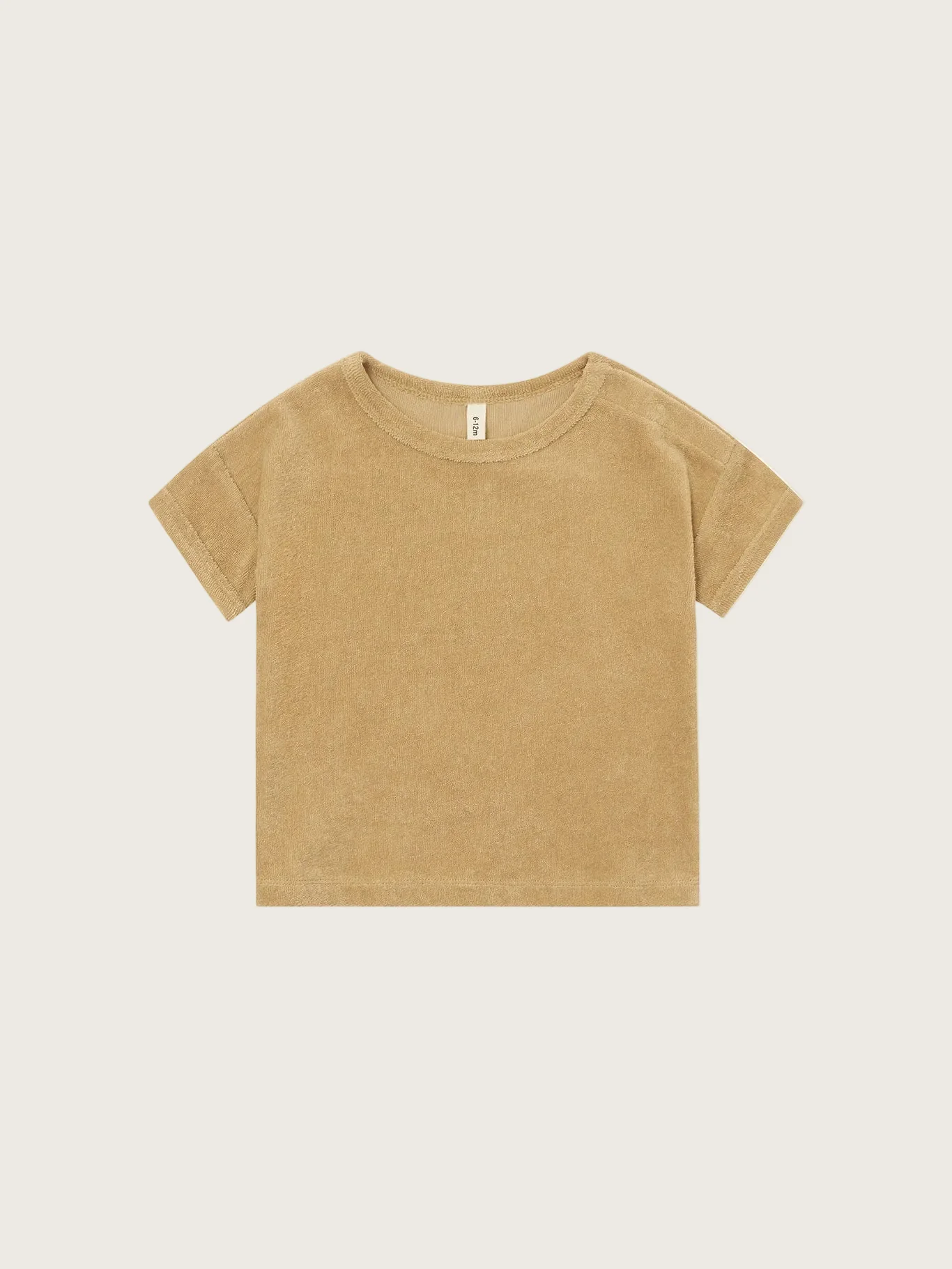 Wheat Terry Boxy T-Shirt - Image 7