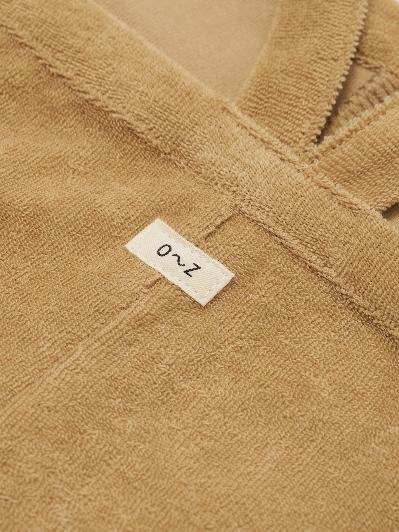 Wheat Terry Cropped Dungarees - Image 3